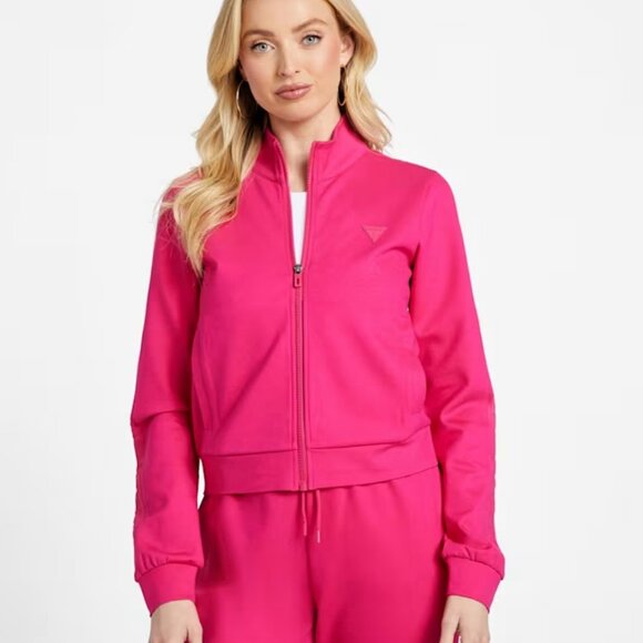 Guess - Audrey Zip Up Jacket - Small - Pink - Picture 1 of 12